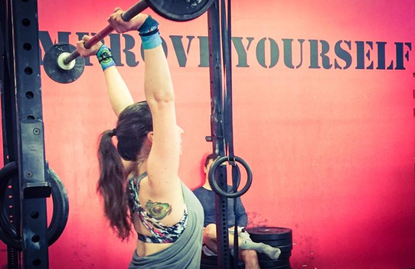 Thruster par Leslie Bus à Crossfit Cap Martin